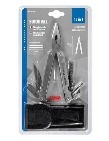15 in 1 pinza tascabile survival multifunzione da 6”