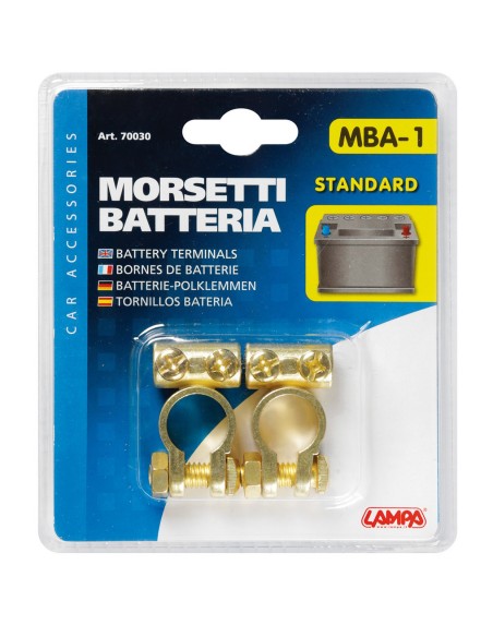SERIE MORSETTI BATTERIA STANDARD 70030 LAMPA