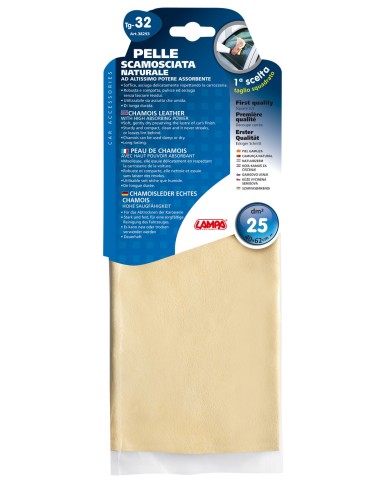 Pelle scamosciata, pelle naturale - 32 - 40x62 cm ca