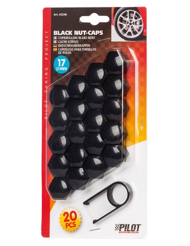 SET 20 COPRIBUL.ABS 17MM.NERI