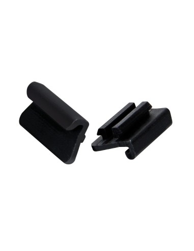 Set 20 clips centrali - Nero
