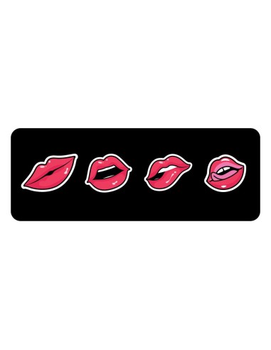 Skin-Cover, coprivolante elasticizzato in poliestere - Labbra - M - Ø 38/40 cm