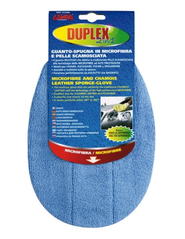 Duplex 2 in 1, guanto-spugna