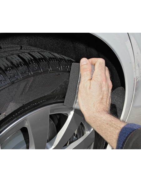 SPUGNETTA APPLICAZIONE LUCIDO PNEUMATICI SERIE