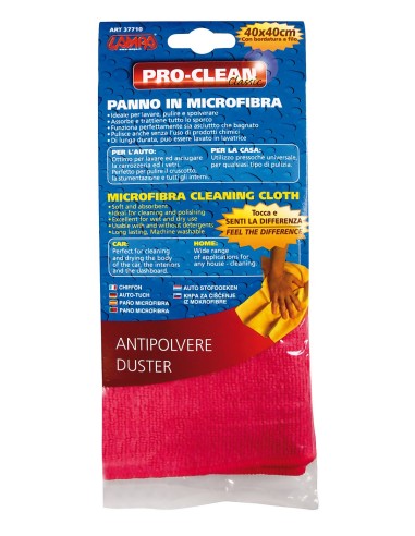Pro-Clean - 40x40 cm - Panno antipolvere - Tessuto ritorto