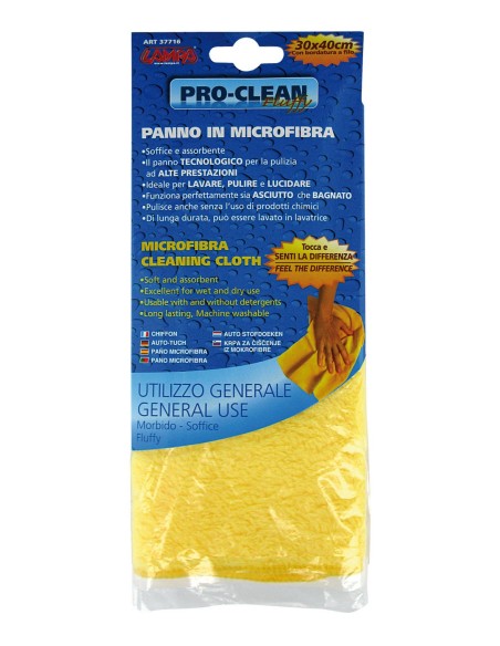 Pro-Clean - 30x40 cm - Panno delicato - Tessuto in morbido pile