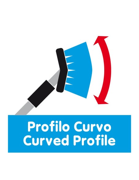 IDROSPAZZ.25CM.BI-LEVEL CON TERGI INNESTO RAPIDO