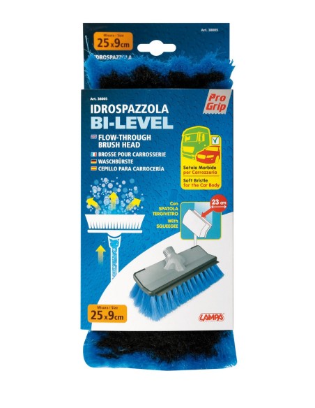 IDROSPAZZ.25CM.BI-LEVEL CON TERGI INNESTO RAPIDO