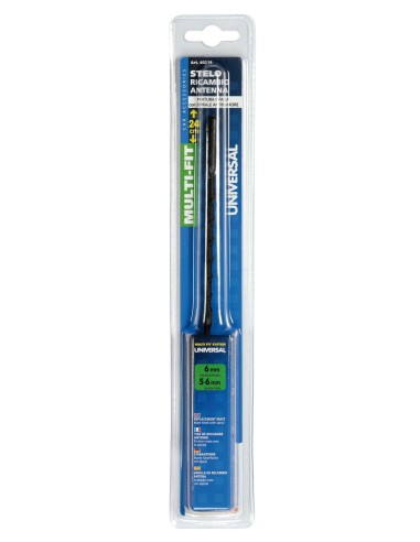 Stelo ricambio antenna - 24 cm - Ø 5-6 mm