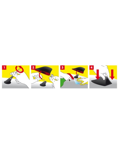 KIT CONVERSIONE ANTENNA AERO-FIN CON ADESIVO 3M