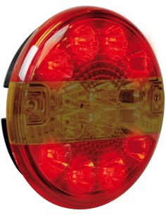 FANALE POSTERIORE ROTONDO 12/24V LED 3 FUNZIONI 41529 LAMPA 2