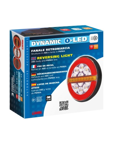 FANALE POST DX ROTONDO 12/24V FRECCIA+RETROMARCIA