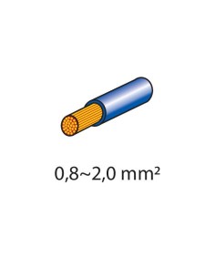 Kit 20 terminali-capicorda piatti non isolati 2
