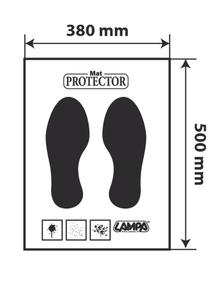 KIT TAPPETINI SALVAMOQUETTE IN CARTA (200PCS) 53001 LAMPA