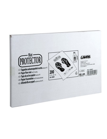 KIT TAPPETINI SALVAMOQUETTE IN CARTA (200PCS) 53001 LAMPA