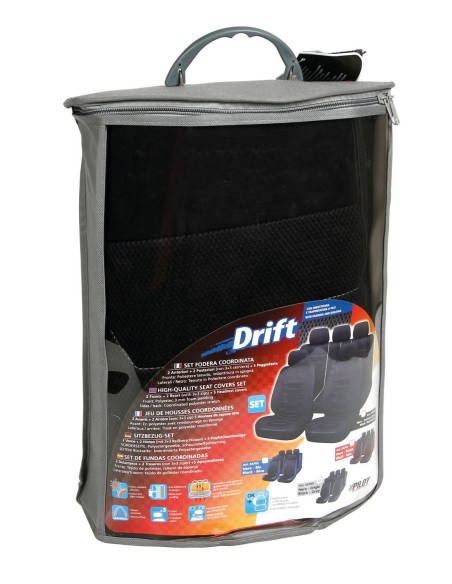 SET COPRISEDILI DRIFT NERO/GRIGIO