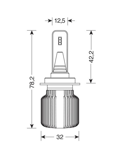 CP.LAMPADE LED 'BLADE' 9-32V 20W HIR2