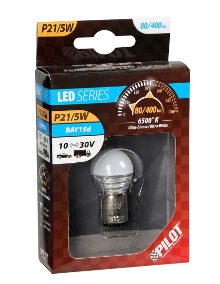 LAMPADINA MEGA-LED 10-30V SMD BAY15D, WHITE COLOUR 57888 LAMPA