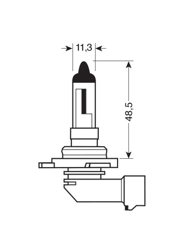 LAMPADA HIR2 / 9012 12V. 65W SCATOLA