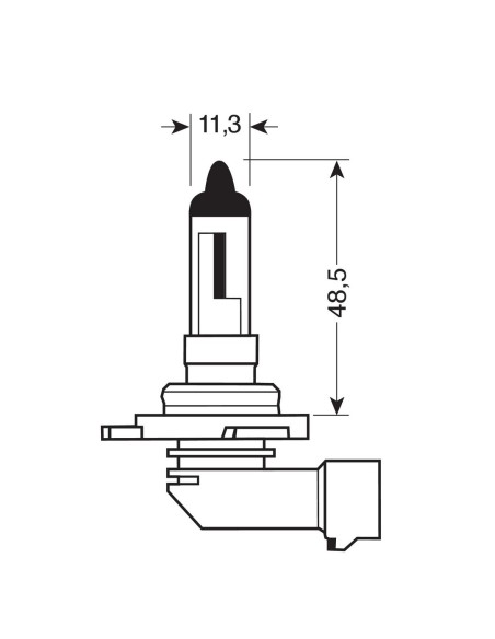 LAMPADA HIR2 / 9012 12V. 65W SCATOLA