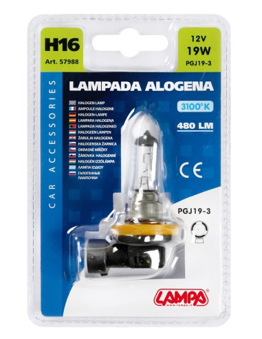 LAMPADINA H16 12V 19W PGJ19-3 57988 LAMPA