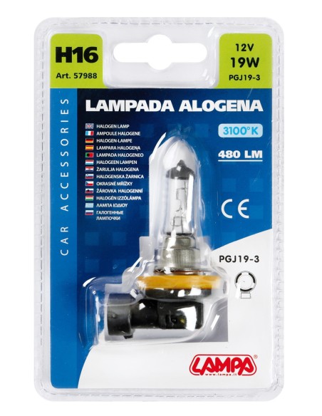 LAMPADINA H16 12V 19W PGJ19-3 57988 LAMPA