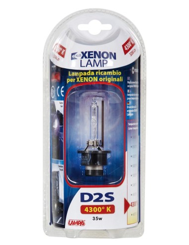 Lampada HID Xenon 4.300°K - D2S - 35W - P32d-2 - 1 pz  - D/Blister