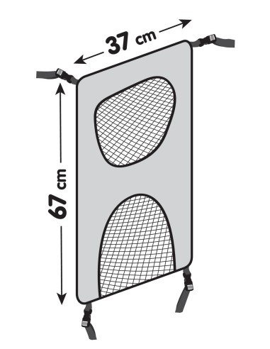 DIVISORIO SEDILI ANTERIORI PER CANI
