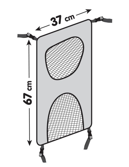 DIVISORIO SEDILI ANTERIORI PER CANI