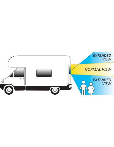 Lente grandangolo adesiva - 205x250 mm