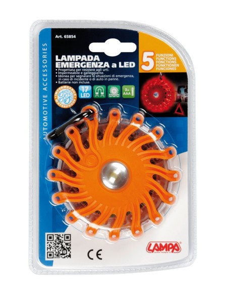 LAMPADA EMERGENZA A LUCE ROTANTE