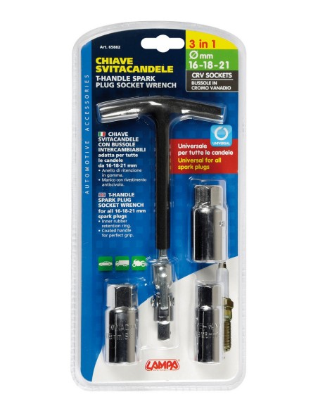 CHIAVE SVITACANDELE 16+18+21 MM