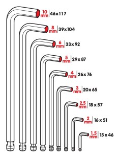 SET 9PZ CHIAVI ESAGONALI 2