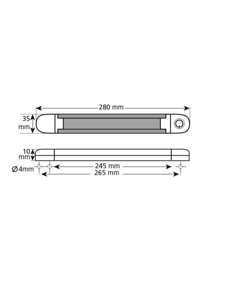 LAMPADA A LED 12/24V PER INTERNI