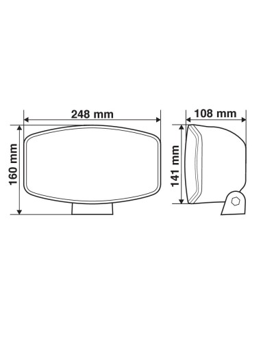 FARO AUSILIARIO OVALE H7 LED