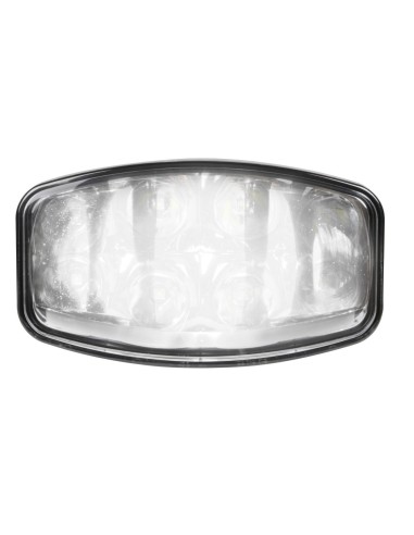 FARO AUSILIARIO OVALE A LED CON STRISCIA CURVA NEO