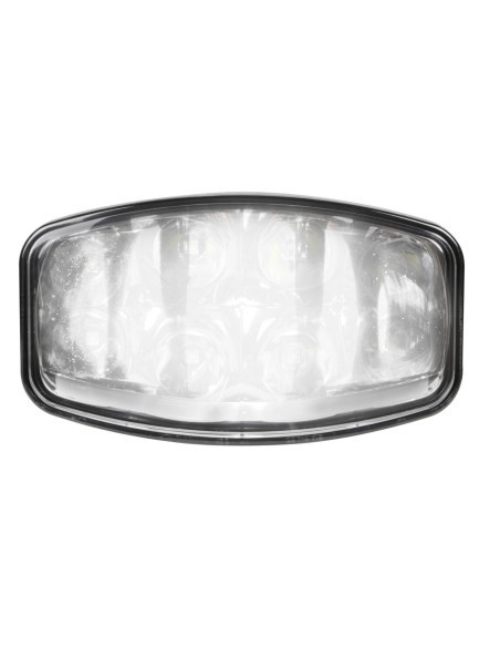 FARO AUSILIARIO OVALE A LED CON STRISCIA CURVA NEO