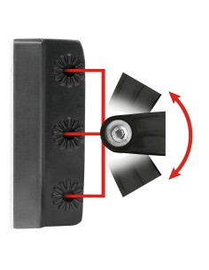 FARO AUSILIARIO 48W 16LED STAFFA REGOLABILE 2