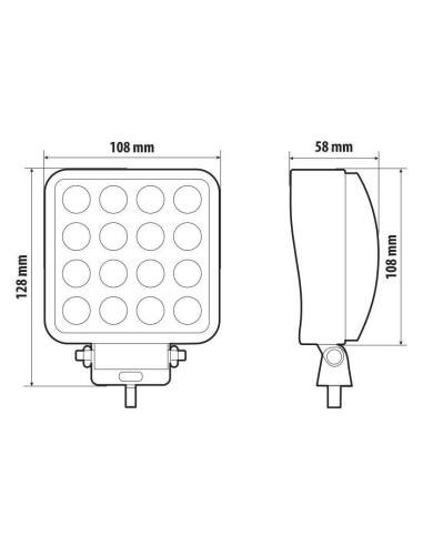 FARO AUSILIARIO 48W 16LED