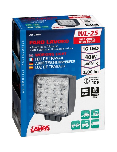 FARO AUSILIARIO 48W 16LED