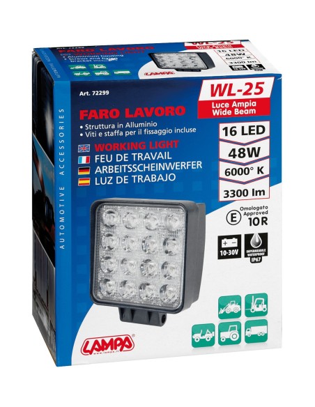 FARO AUSILIARIO 48W 16LED