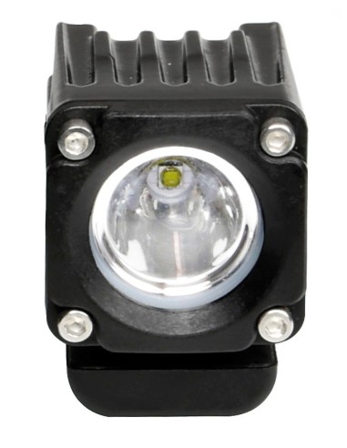 FARO AUSILIARIO QUADRATO 10W 1 LED LUCE FOCALIZZAT