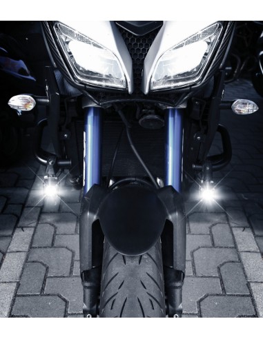 FARO AUSILIARIO QUADRATO 10W 1 LED LUCE FOCALIZZAT