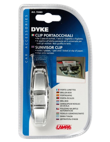 Dyke, clip porta occhiali