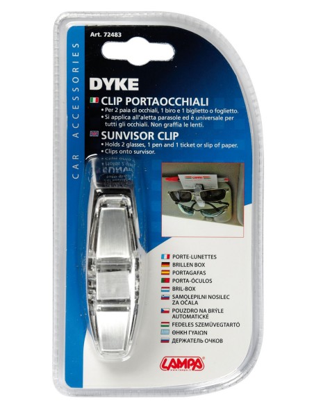 Dyke, clip porta occhiali