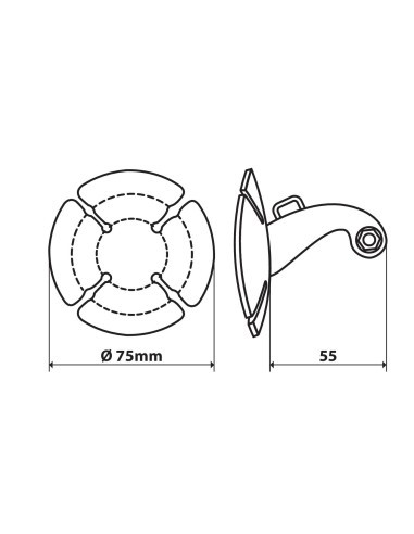 FISSAGGIO ADESIVO PER ACTION CAMERA