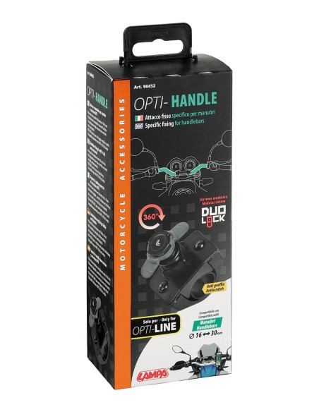 FISSAGGIO A MANUBRIO FISSO PER OPTI-CASE