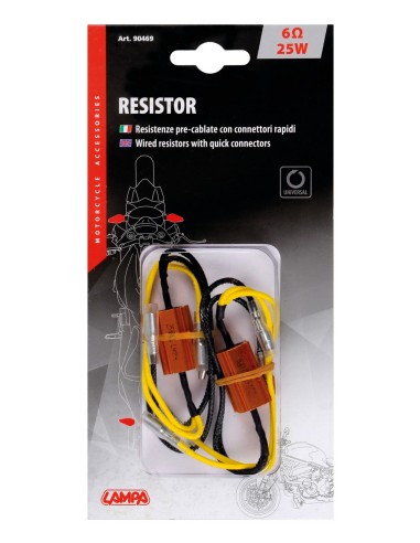 CP RESISTENZE ALLUMINIO 60HM 25W C/CONNETT