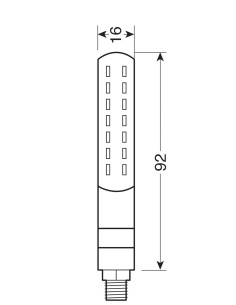 INDICATORI DI DIREZIONE A LED SEQUENZ SQ-FRONT 2