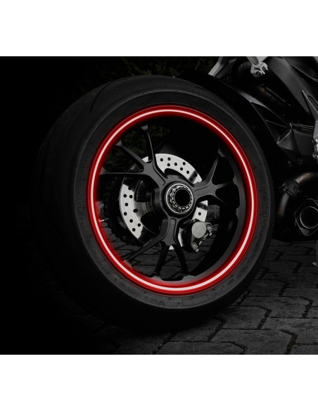 WHEEL STRIPE ROSSO RIFRANGEN TE CON APPLICATORE 7